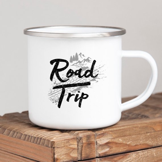 Road Trip Enamel Mug | WonderMug