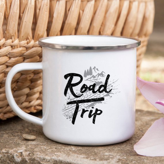 Road Trip Enamel Mug | WonderMug